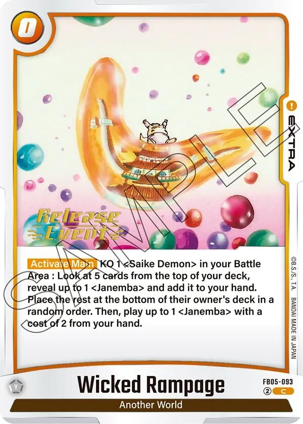 Image for Wicked Rampage (FB05-093) [FB05_PR]