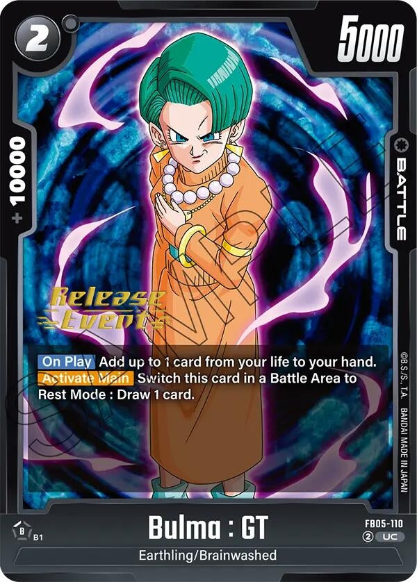 Image for Bulma : GT (FB05-110) [FB05_PR]