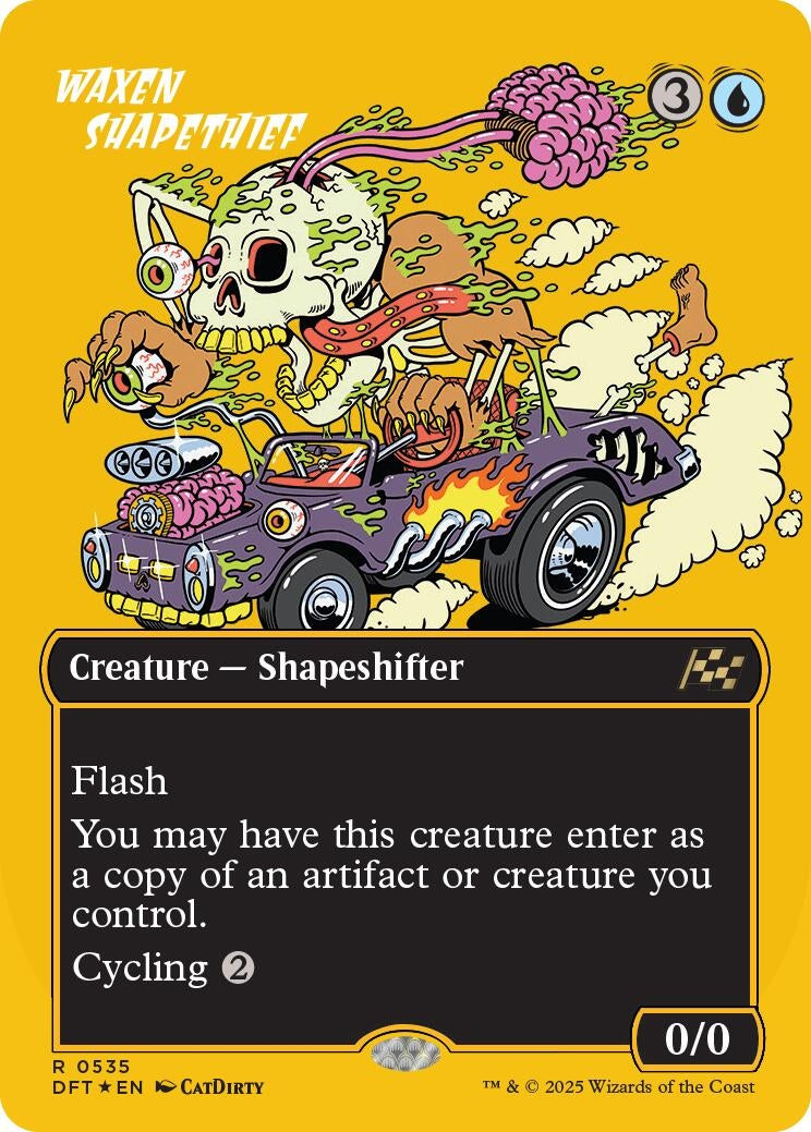 Image for Waxen Shapethief (Borderless) (First-Place Foil) (535) (DFT)