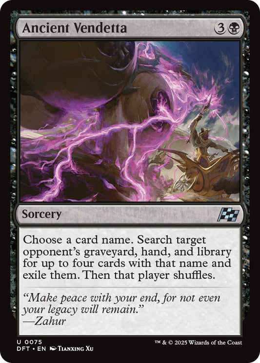 Image for Ancient Vendetta (75) (DFT)