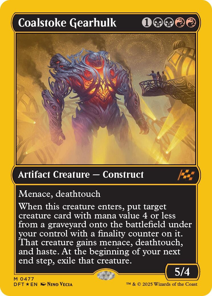 Image for Coalstoke Gearhulk (First-Place Foil) (477) (DFT)