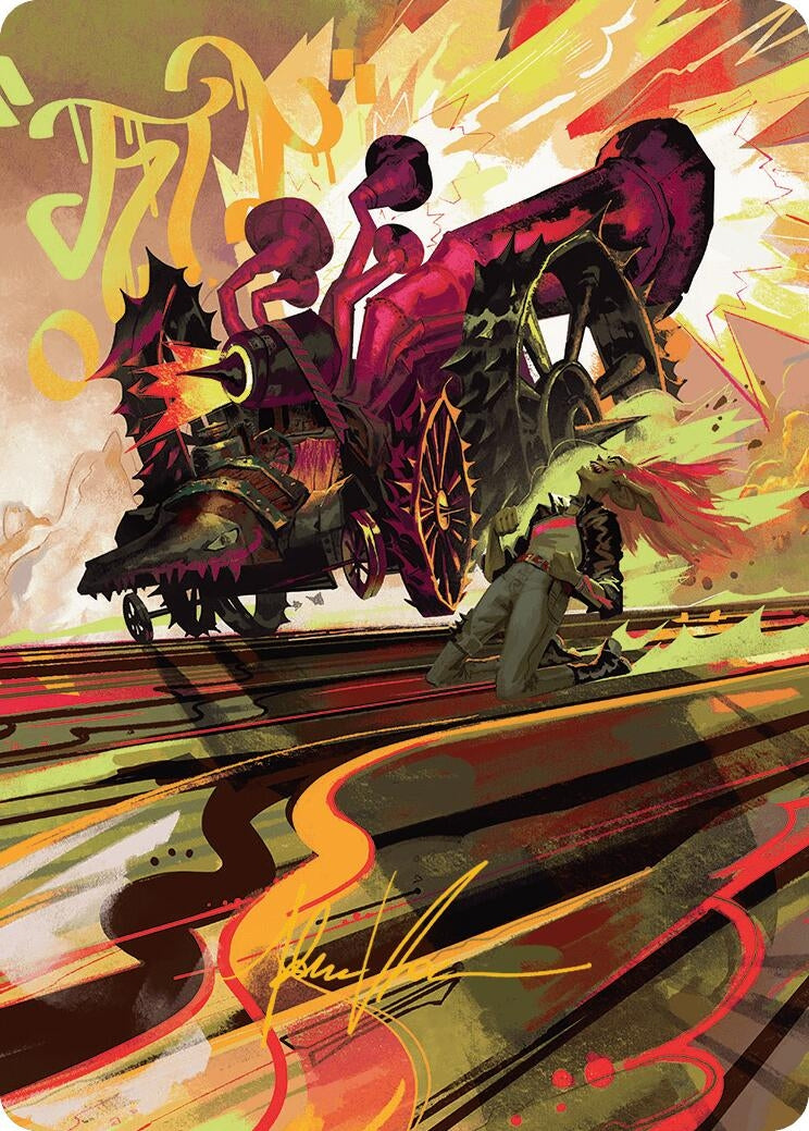 Image for Rocketeer Boostbuggy Art Card (Gold-Stamped Signature) (49) [AADFT]