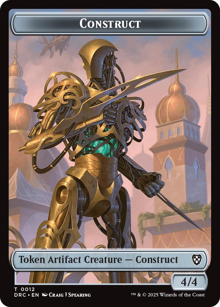Image for Construct // Nalaar Aetherjet Double-Sided Token (12 // 16) (DRC)