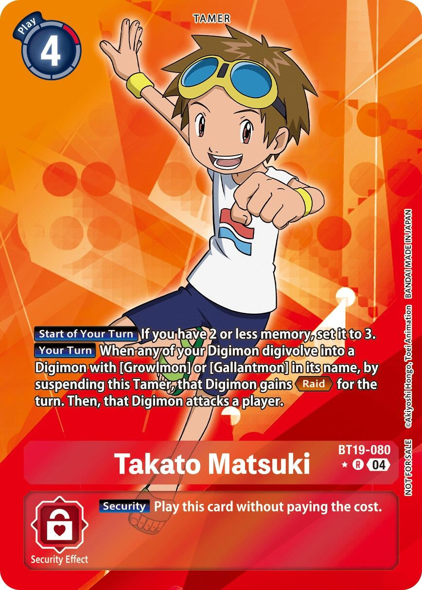 Image for Takato Matsuki (Release Special Booster 2.5: Box Promotion Pack) (BT19-080 R) [BT19-20]