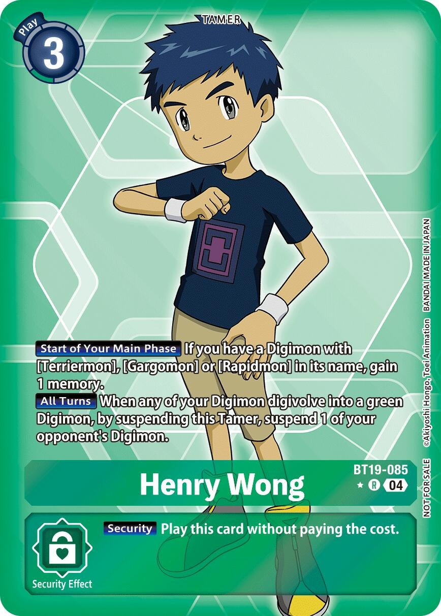 Image for Henry Wong (Release Special Booster 2.5: Box Promotion Pack) (BT19-085 R) [BT19-20]