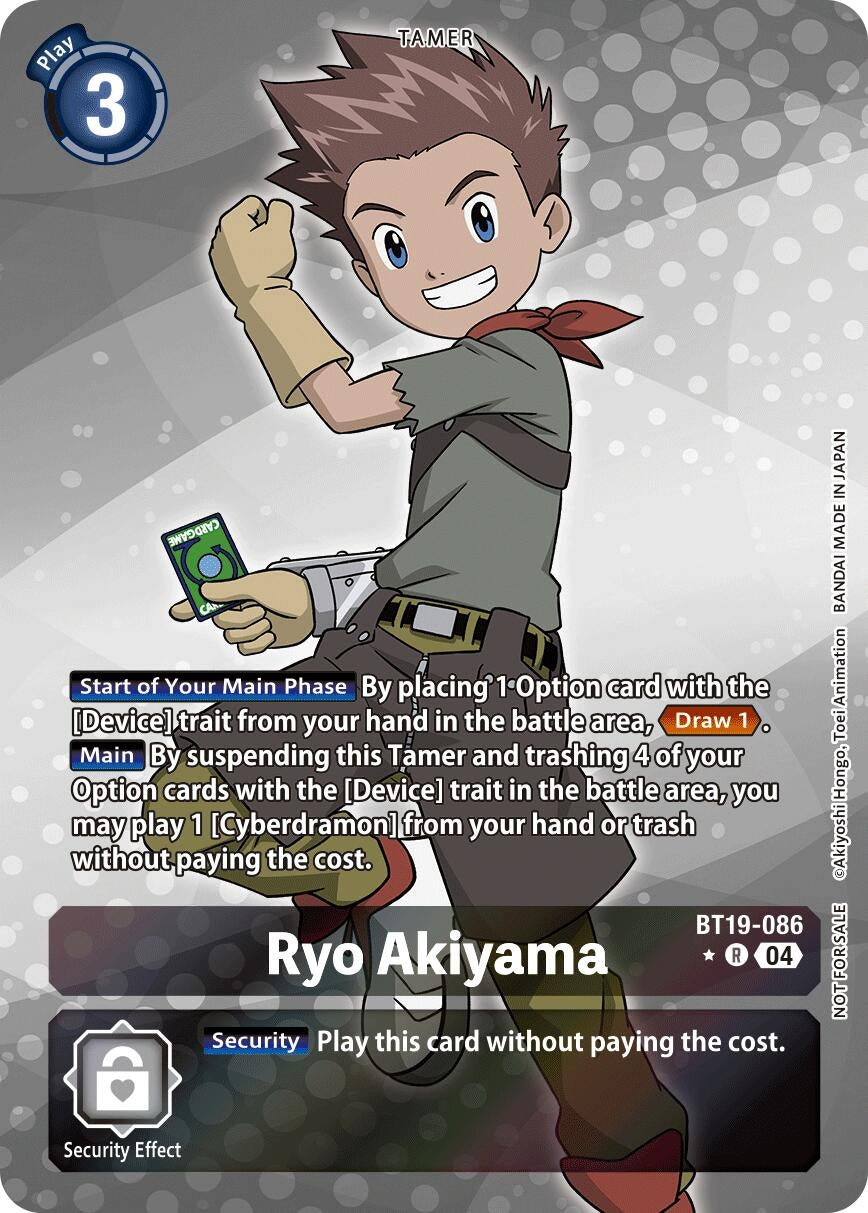 Image for Ryo Akiyama (Release Special Booster 2.5: Box Promotion Pack) (BT19-086 R) [BT19-20]