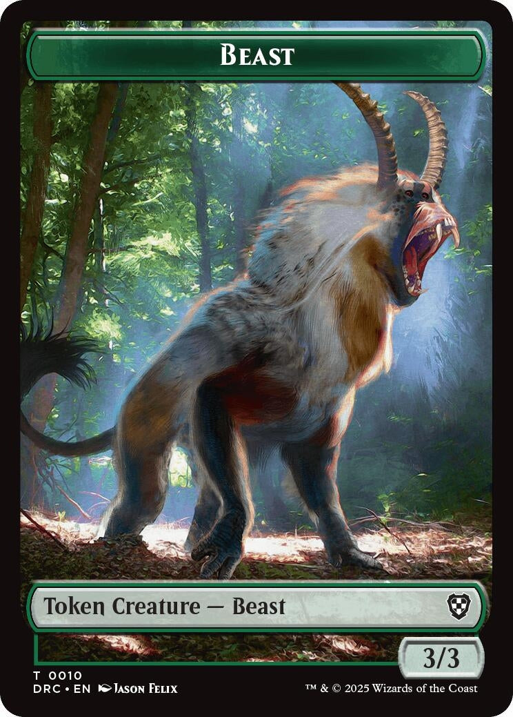 Image for Beast (0010) // Servo Double-Sided Token (10 // 8) (DRC)