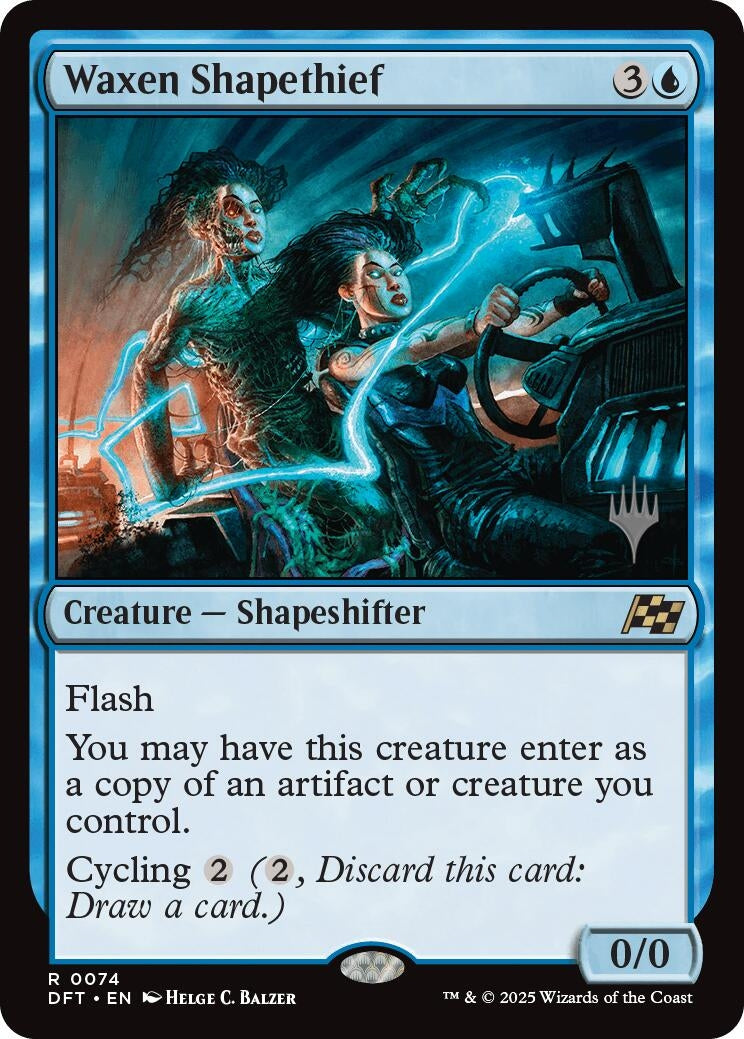 Image for Waxen Shapethief (74) [Promo Pack: Aetherdrift]