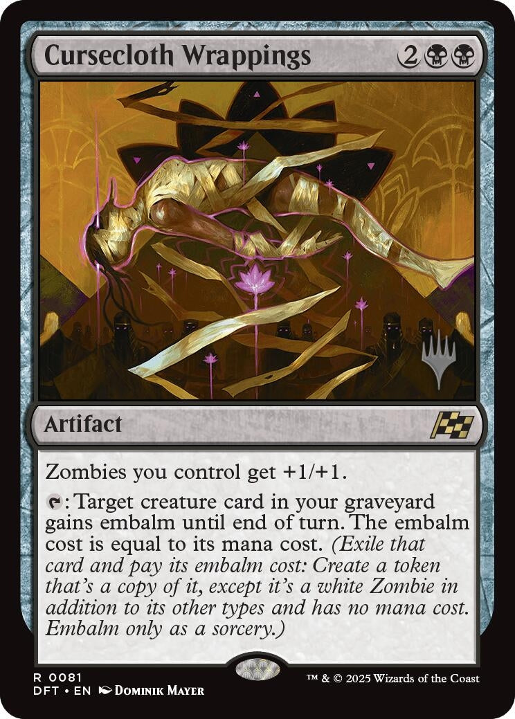 Image for Cursecloth Wrappings (81) [Promo Pack: Aetherdrift]