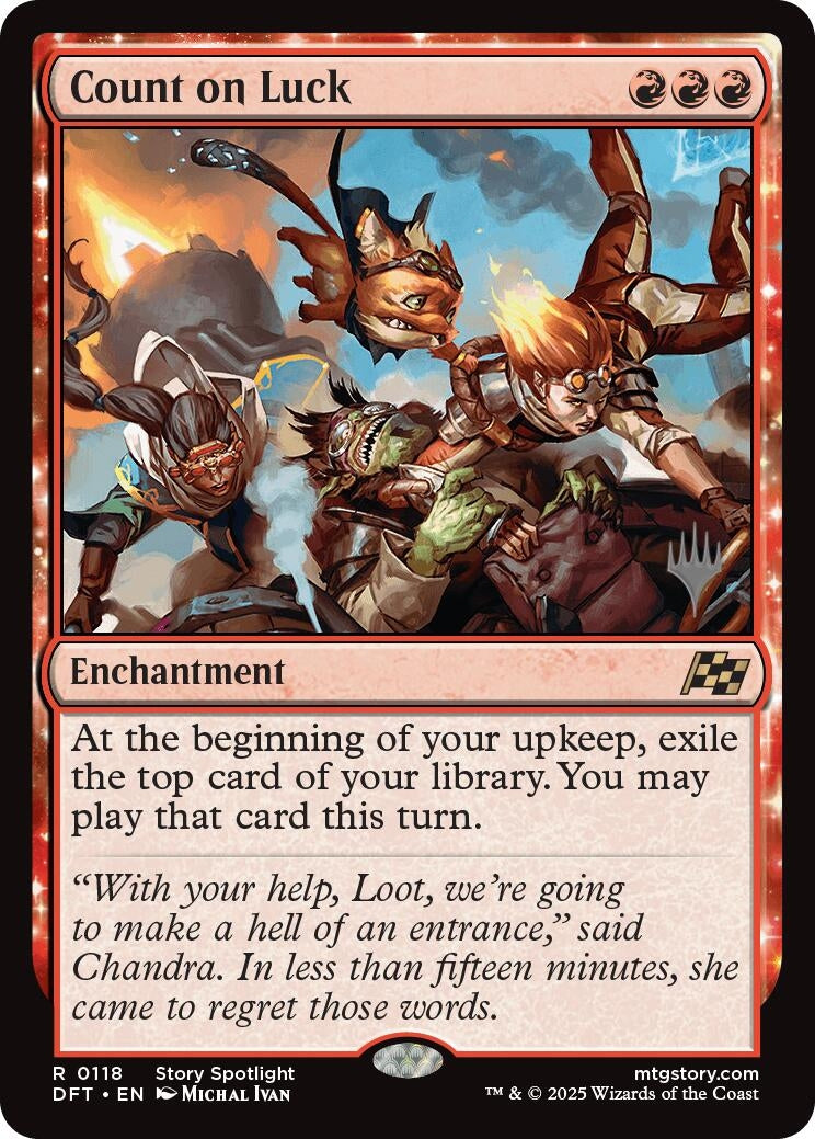 Image for Count on Luck (118) [Promo Pack: Aetherdrift]