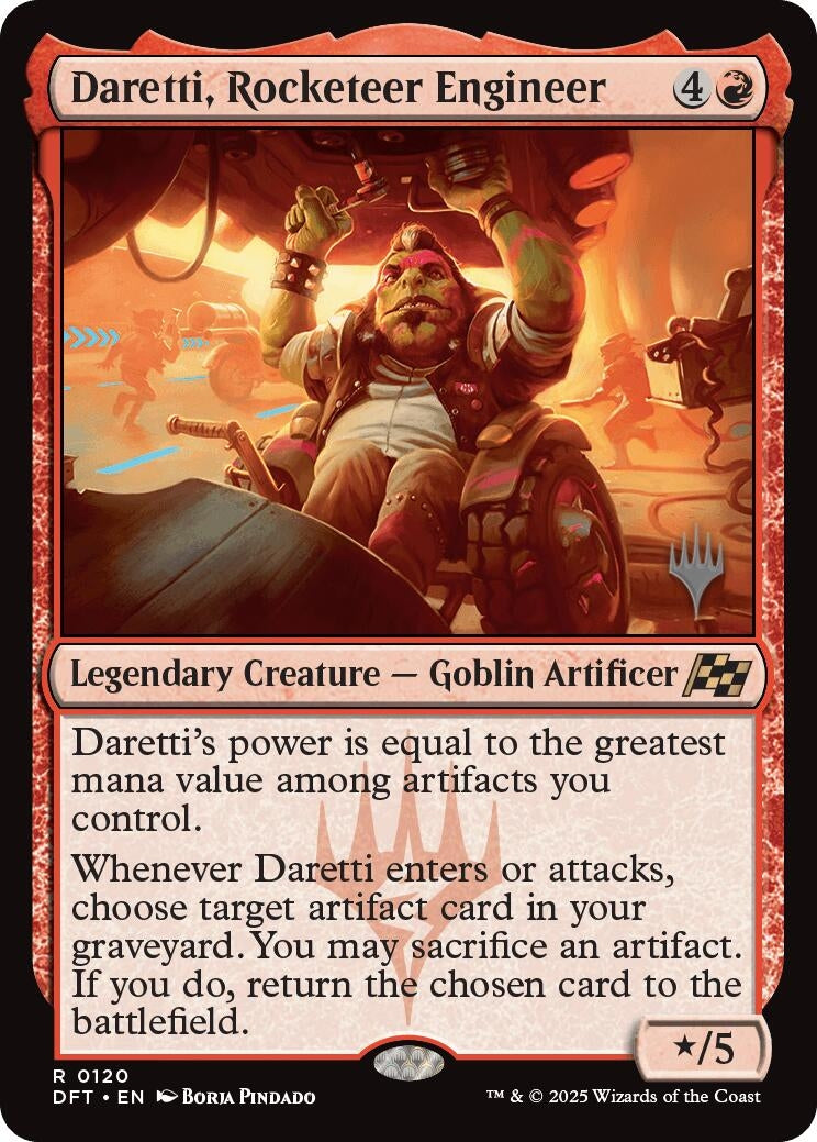 Image for Daretti, Rocketeer Engineer (120) [Promo Pack: Aetherdrift]
