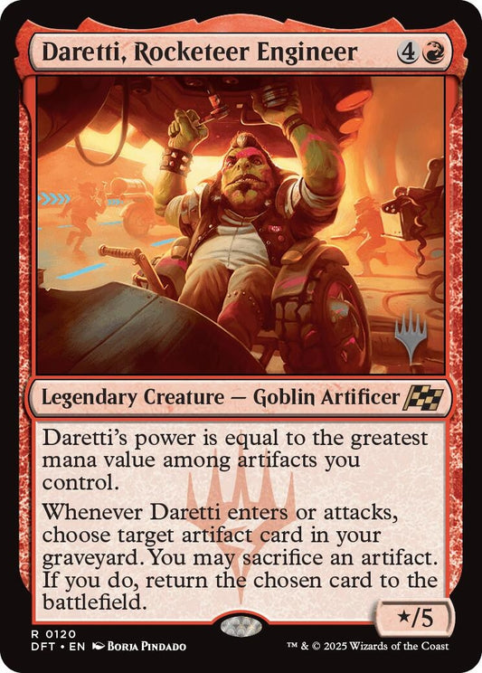 Image for Daretti, Rocketeer Engineer (120) [Promo Pack: Aetherdrift]