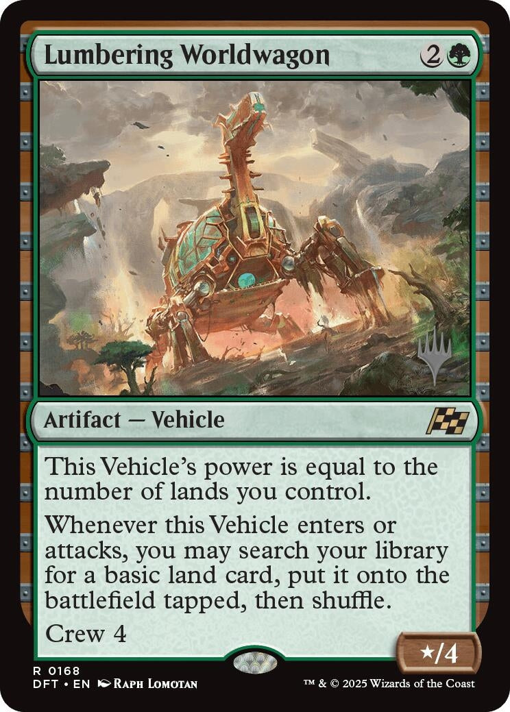 Image for Lumbering Worldwagon (168) [Promo Pack: Aetherdrift]