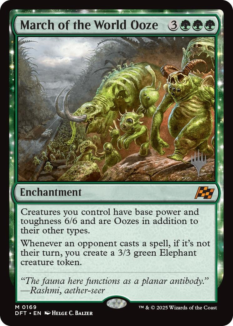 Image for March of the World Ooze (169) [Promo Pack: Aetherdrift]