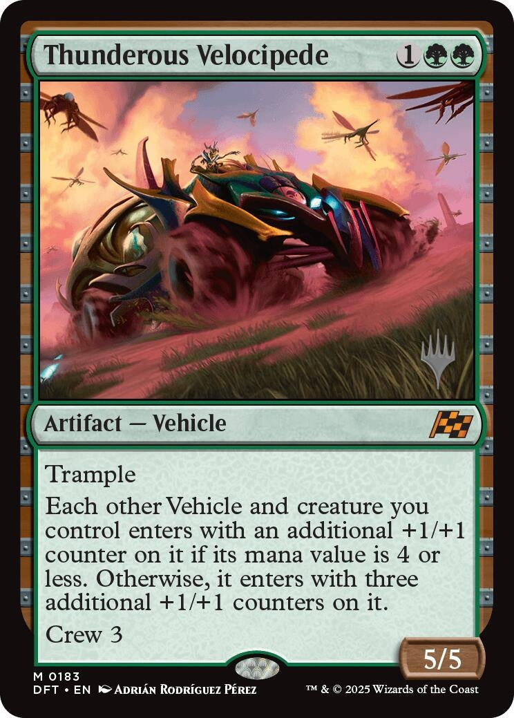 Image for Thunderous Velocipede (183) [Promo Pack: Aetherdrift]