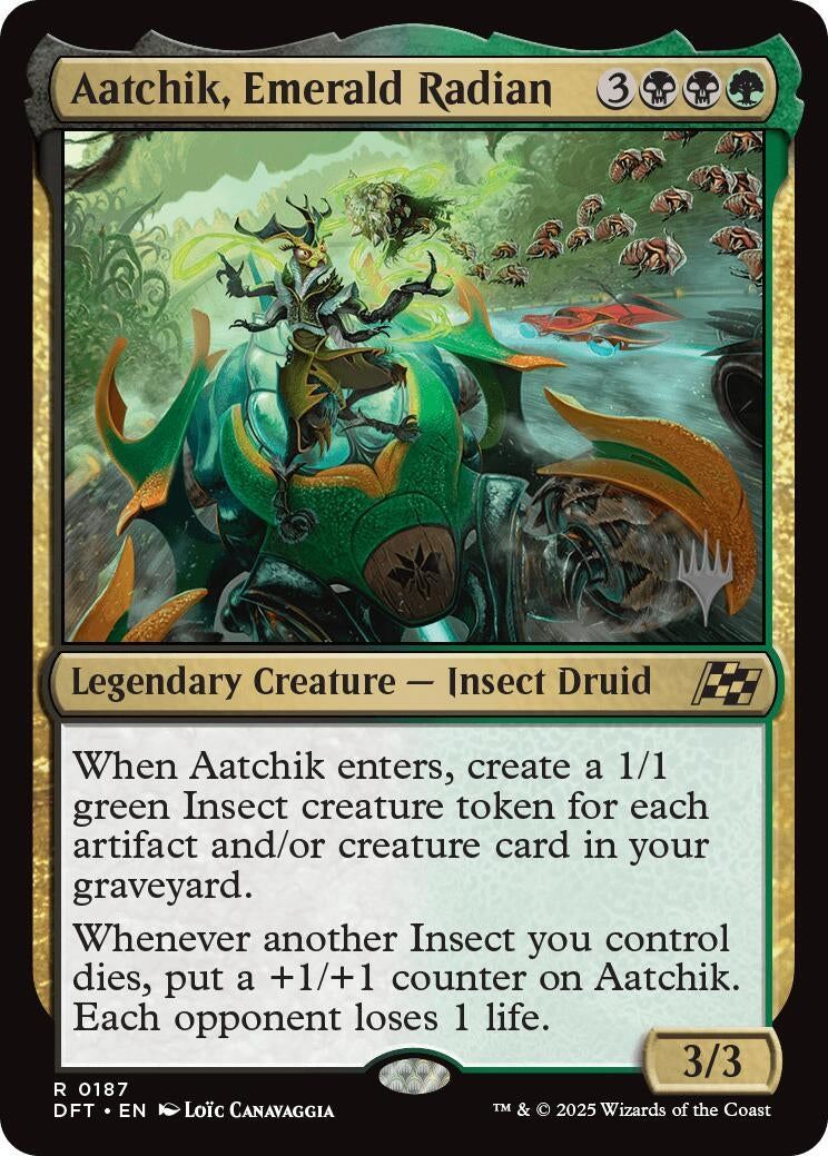 Image for Aatchik, Emerald Radian (187) [Promo Pack: Aetherdrift]
