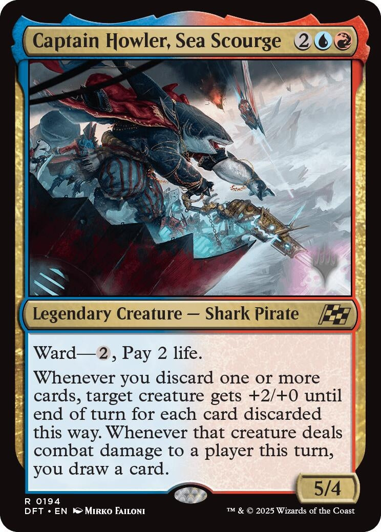 Image for Captain Howler, Sea Scourge (194) [Promo Pack: Aetherdrift]