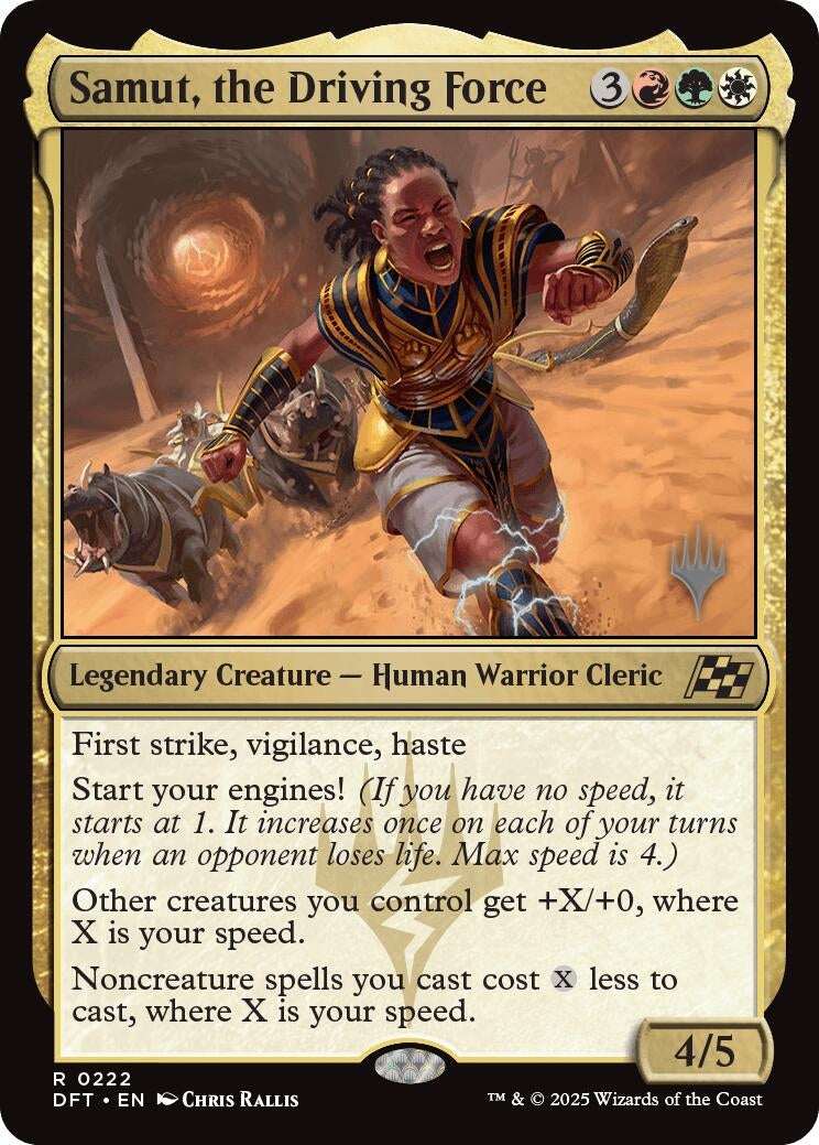 Image for Samut, the Driving Force (222) [Promo Pack: Aetherdrift]