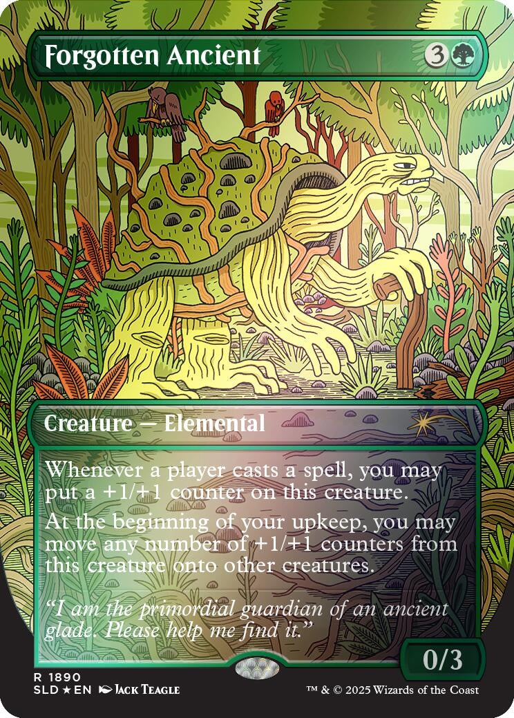 Image for Forgotten Ancient (Rainbow Foil) (1890) [Secret Lair Drop Series] - Magic: The Gathering