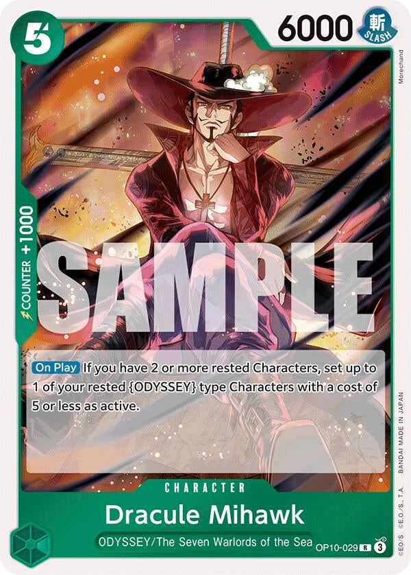 Image for Dracule Mihawk (OP10-029) [OP10]