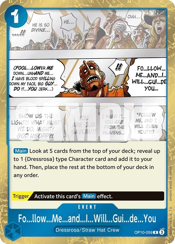 Image for Fo...llow...Me...and...I...Will...Gui...de...You (OP10-059) [OP10]