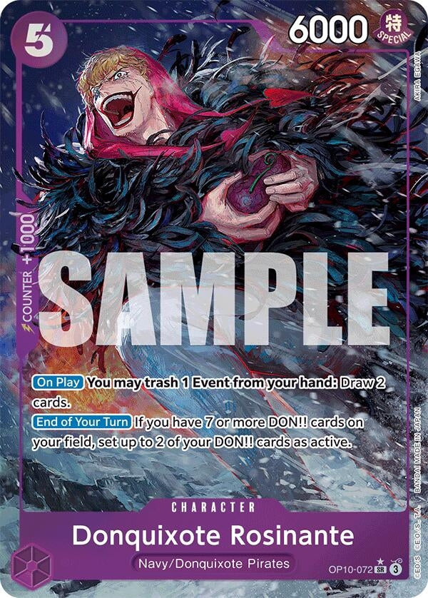 Image for Donquixote Rosinante (Parallel) (OP10-072) [OP10]
