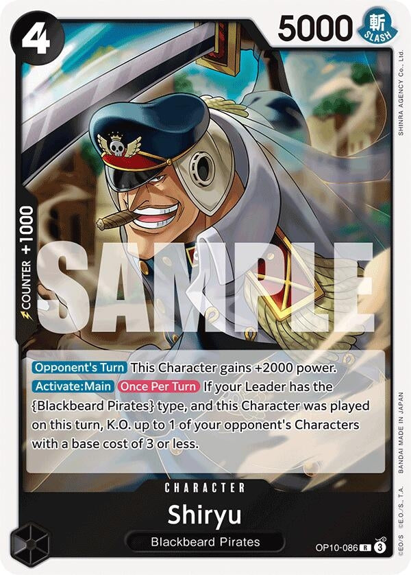 Image for Shiryu (OP10-086) (OP10) - One Piece Card Game