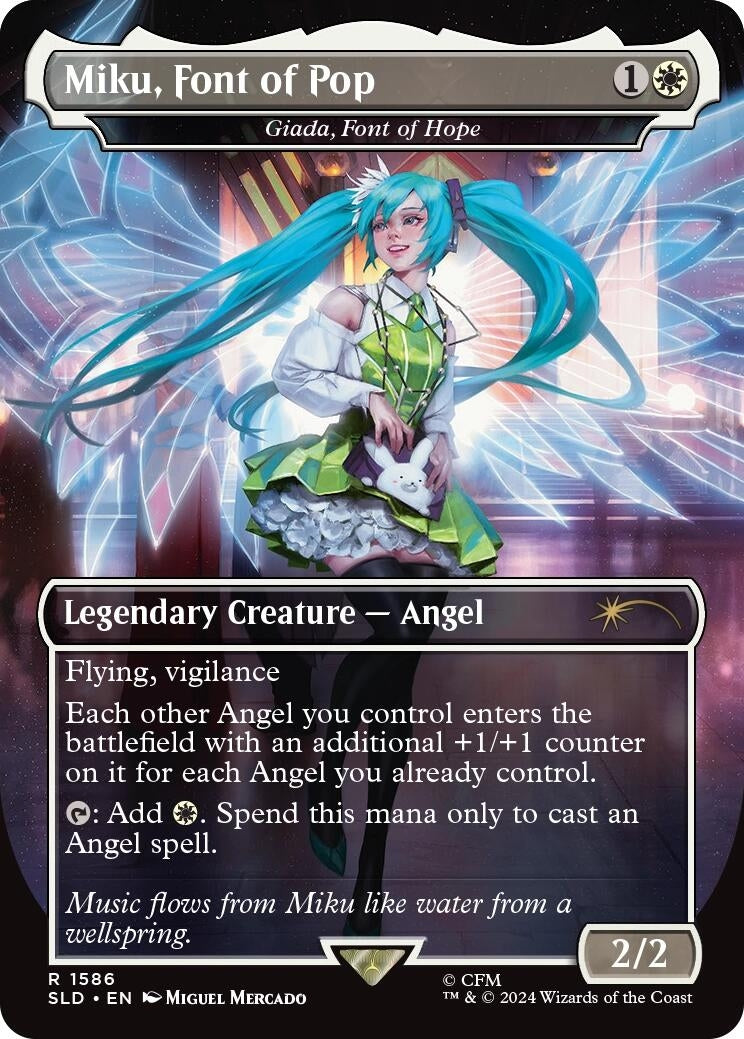 Image for Miku, Font of Pop - Giada, Font of Hope (1586) [Secret Lair Drop Series] - Magic: The Gathering