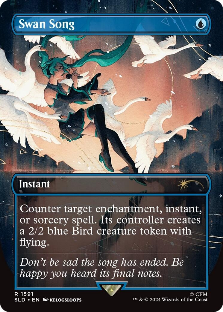 Image for Swan Song (1591) (1591) [Secret Lair Drop Series] - Magic: The Gathering