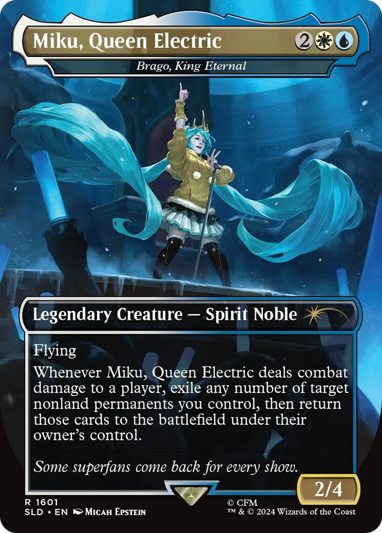 Image for Miku, Queen Electric - Brago, King Eternal (1601) [Secret Lair Drop Series] - Magic: The Gathering