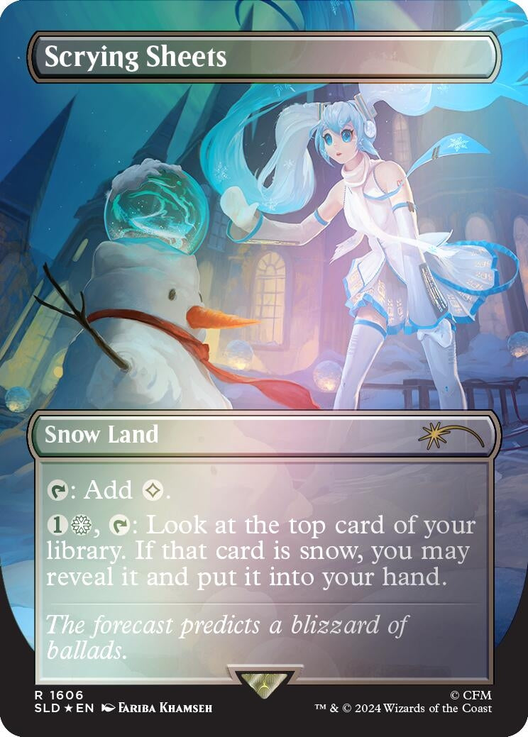 Image for Scrying Sheets (Rainbow Foil) (1606) [Secret Lair Drop Series] - Magic: The Gathering