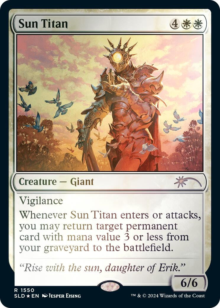 Image for Sun Titan (Rainbow Foil) (1550) [Secret Lair Drop Series] - Magic: The Gathering