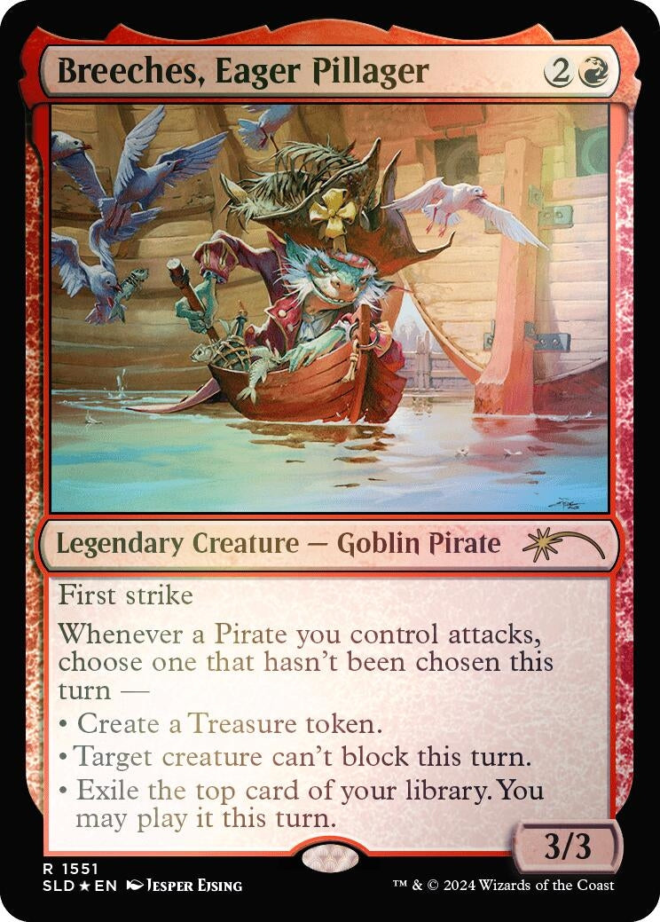 Image for Breeches, Eager Pillager (Rainbow Foil) (1551) [Secret Lair Drop Series] - Magic: The Gathering