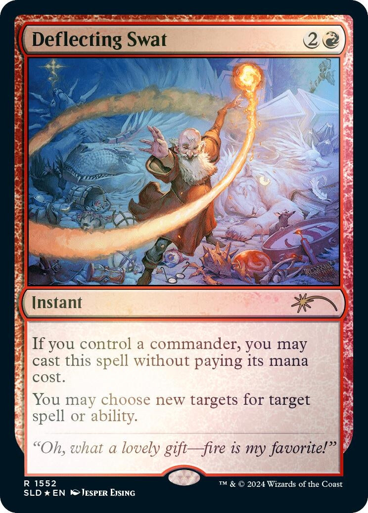 Image for Deflecting Swat (Rainbow Foil) (1552) [Secret Lair Drop Series] - Magic: The Gathering