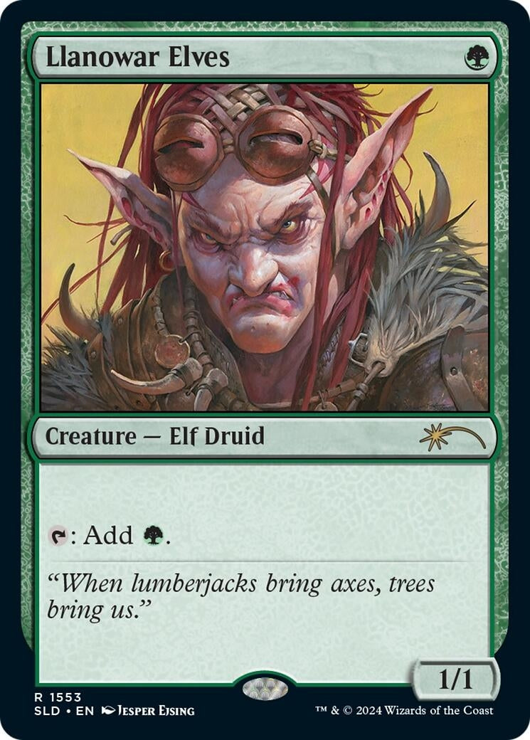 Image for Llanowar Elves (1553) (1553) [Secret Lair Drop Series] - Magic: The Gathering