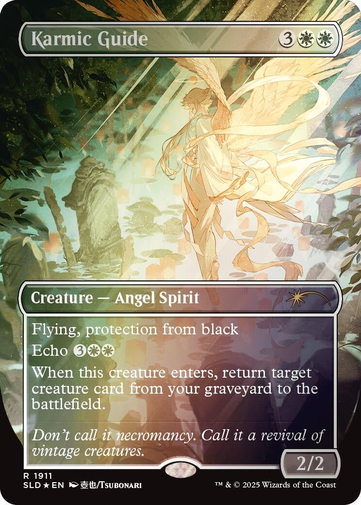 Image for Karmic Guide (1911) (Rainbow Foil) (1911) [Secret Lair Drop Series] - Magic: The Gathering