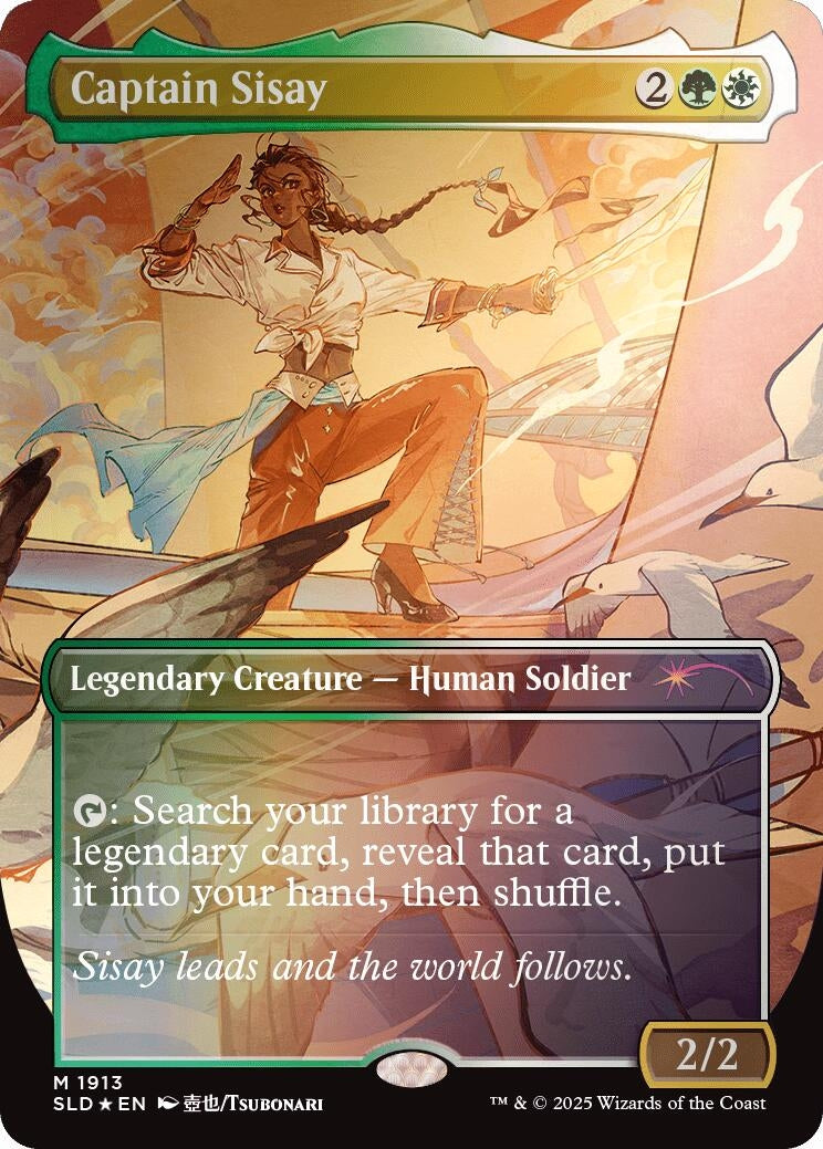 Image for Captain Sisay (1913) (Rainbow Foil) (1913) [Secret Lair Drop Series] - Magic: The Gathering