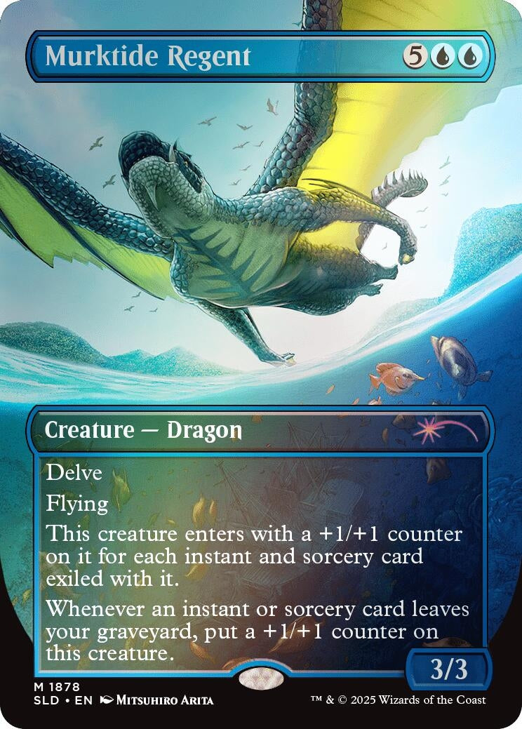 Image for Murktide Regent (Rainbow Foil) (1878) [Secret Lair Drop Series] - Magic: The Gathering