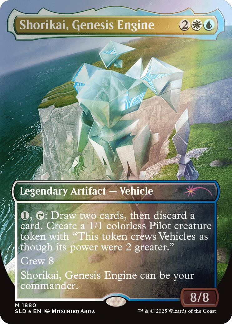 Image for Shorikai, Genesis Engine (Rainbow Foil) (1880) [Secret Lair Drop Series] - Magic: The Gathering