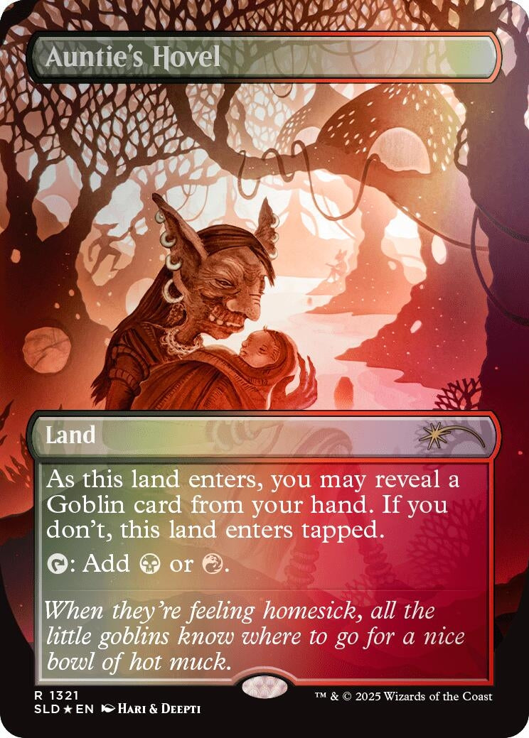 Image for Auntie's Hovel (Rainbow Foil) (1321) [Secret Lair Drop Series] - Magic: The Gathering