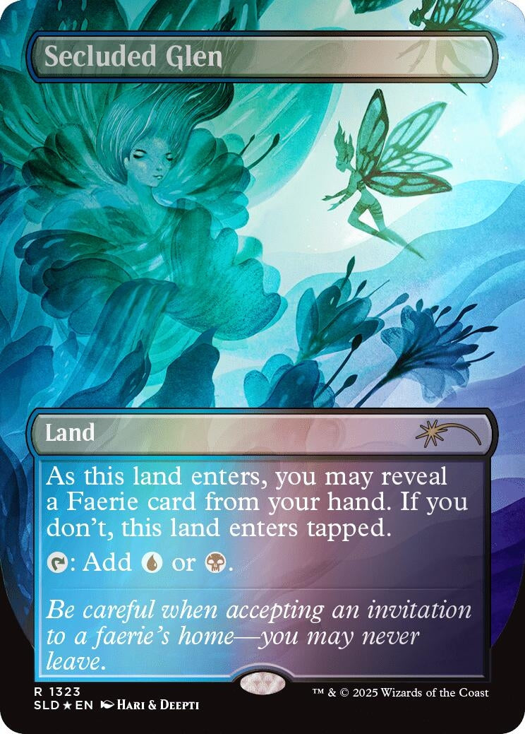 Image for Secluded Glen (Rainbow Foil) (1323) [Secret Lair Drop Series] - Magic: The Gathering