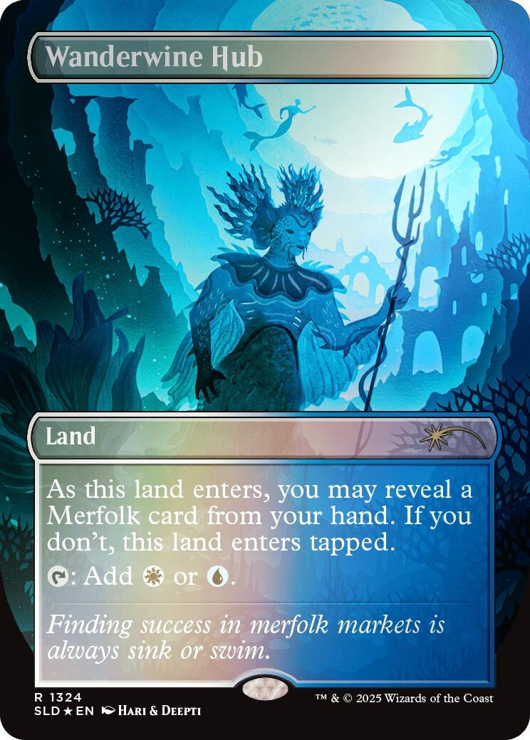 Image for Wanderwine Hub (Rainbow Foil) (1324) [Secret Lair Drop Series] - Magic: The Gathering