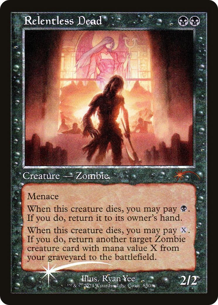 Image for Relentless Dead (Retro Frame) (850) [Secret Lair Drop Series] - Magic: The Gathering