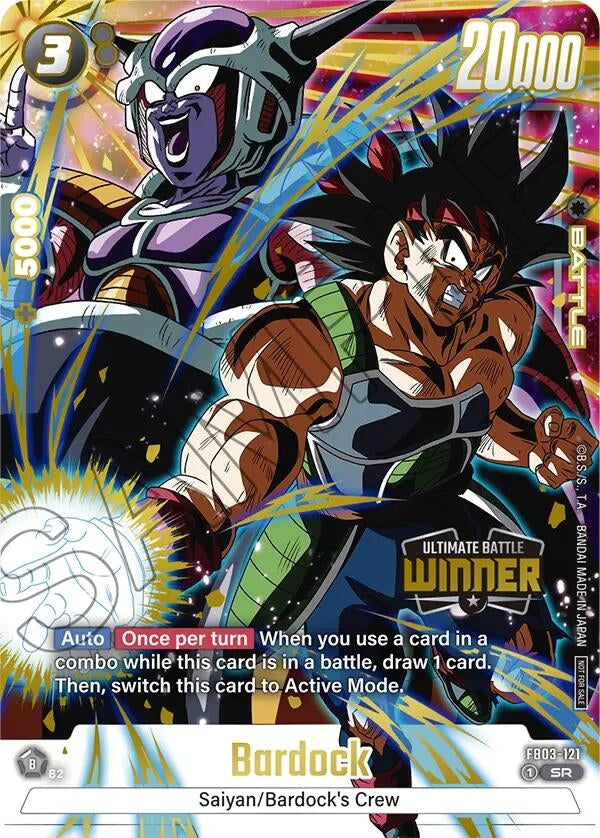 Image for Bardock (Ultimate Battle Winner) (FB03-121) [Tournament and Championship Promos] - Dragon Ball Super: Fusion World