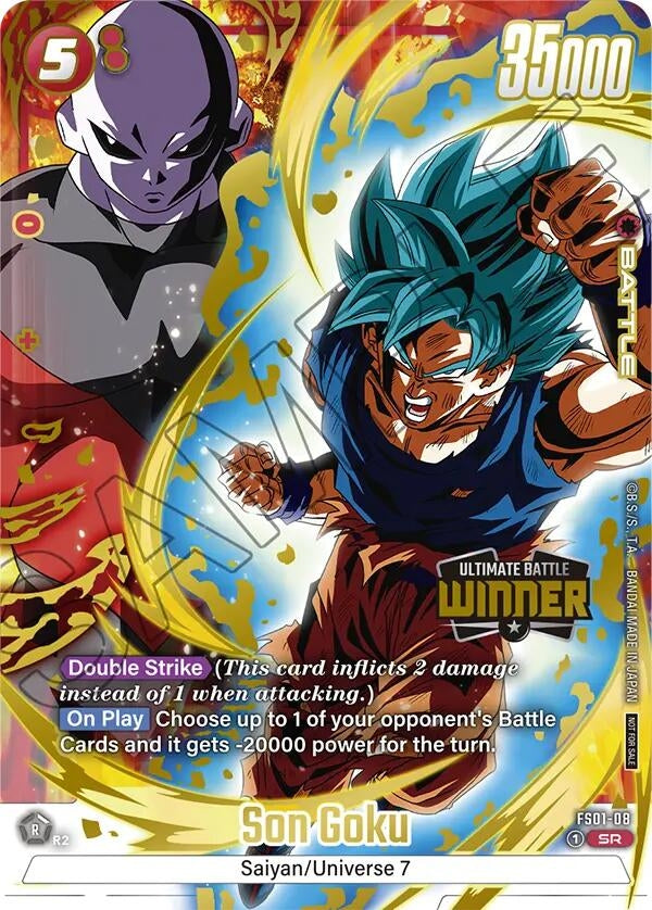 Image for Son Goku - FS01-08 (Ultimate Battle Winner) (FS01-08) [Tournament and Championship Promos] - Dragon Ball Super: Fusion World
