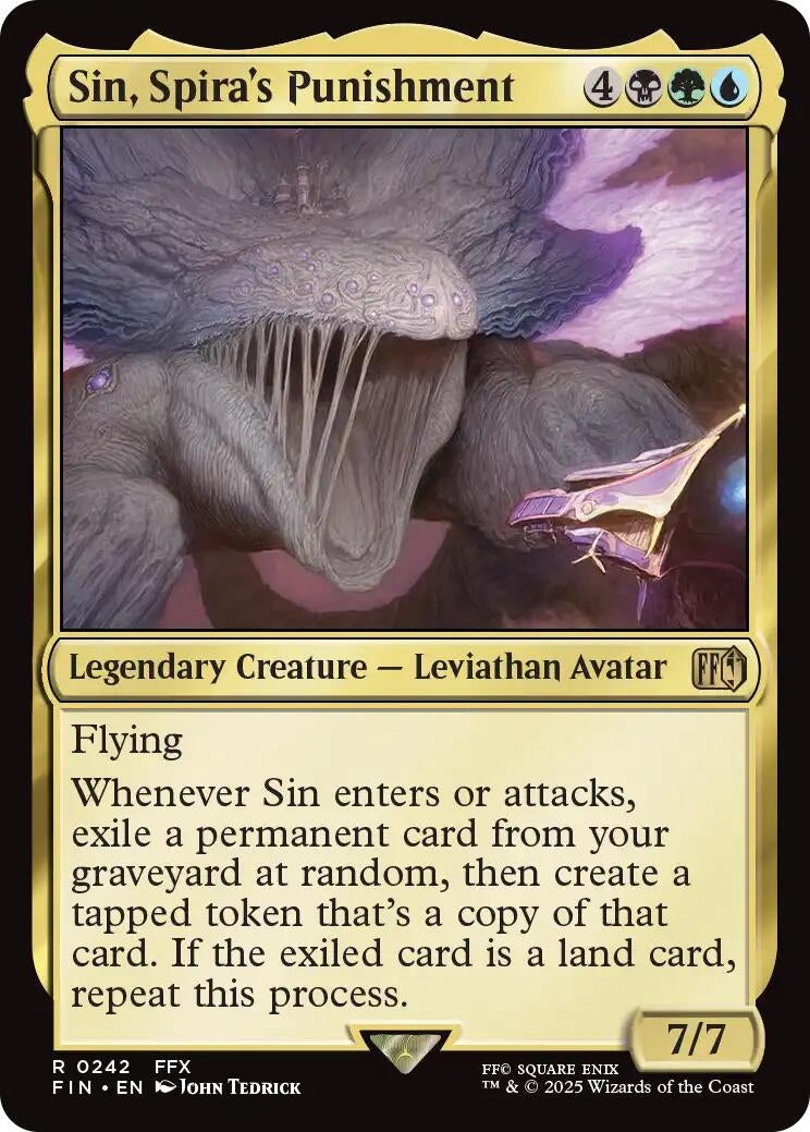 Image for Sin, Spira's Punishment (242) [FINAL FANTASY] - Magic: The Gathering