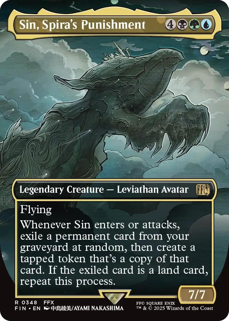 Image for Sin, Spira's Punishment (Borderless) (348) [FINAL FANTASY] - Magic: The Gathering