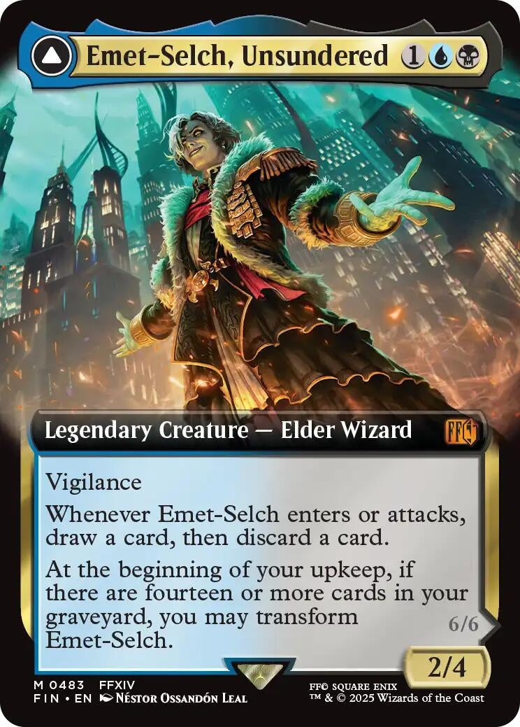 Image for Emet-Selch, Unsundered (Extended Art) (483) [FINAL FANTASY] - Magic: The Gathering