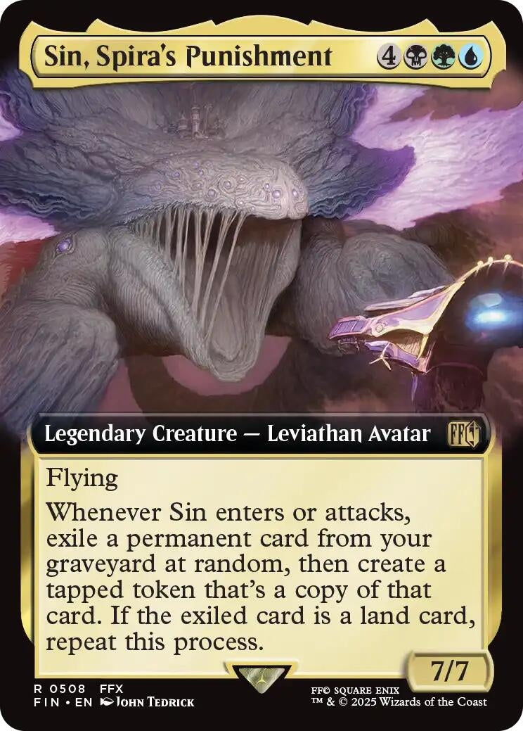 Image for Sin, Spira's Punishment (Extended Art) (508) [FINAL FANTASY] - Magic: The Gathering