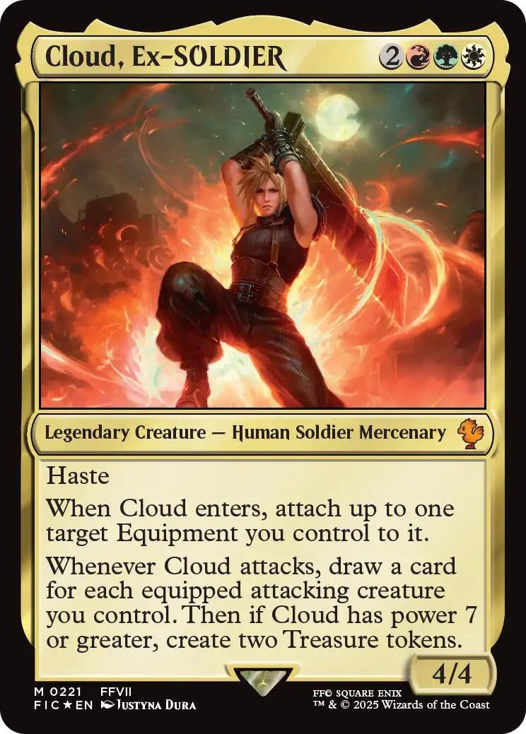 Image for Cloud, Ex-SOLDIER (Surge Foil) (221) [FIC]